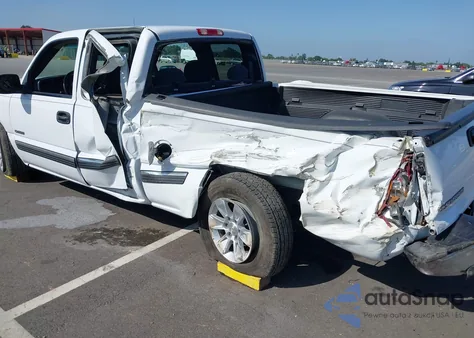 2002 Chevrolet Silverado 1500 Ls из США, поврежденный, VIN 2GCEC19T721419244